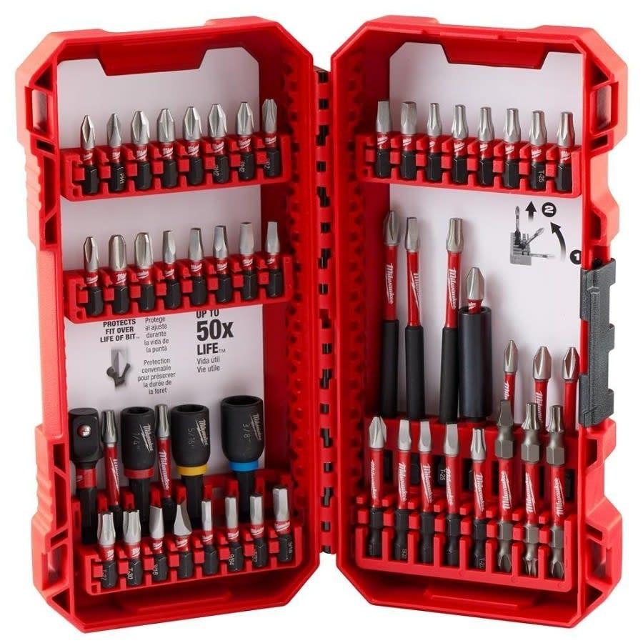 SHOCKWAVE 54-Piece Bit Set, P1, P2,PR1, P3, SQ1, SQ4, SQ3, T15, T20, T25, T27, T30, SL#8, SL#10, 1/8 in, 9/64 in, 5/32 in, 3/16 in, SQ2, 3.5 in, 1-7/8 in, 1/4 in, 5/16, 3/8 in, 1/4 in Point Hex Point, 1/4 in, Alloy Steel - wwgdqluizqgz5zbvlo4l_800x500@2x.jpg