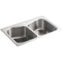 Staccato 33" Double Basin Top-Mount 18-Gauge Stainless Steel Kitchen Sink with SilentShield - wx3ltio8hh0xfogwl7ta@2x.jpg