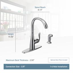 Arbor Single Handle High Arc Kitchen Faucet - wxwbkmvtkw36buroiug8@2x.jpg