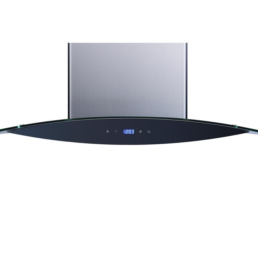 36 in. 475 CFM Convertible Kitchen Island Mount Range Hood in Stainless Steel with Tempered Glass and Touch Control - wykrr6gzzq0krey8pbao@2x.jpg