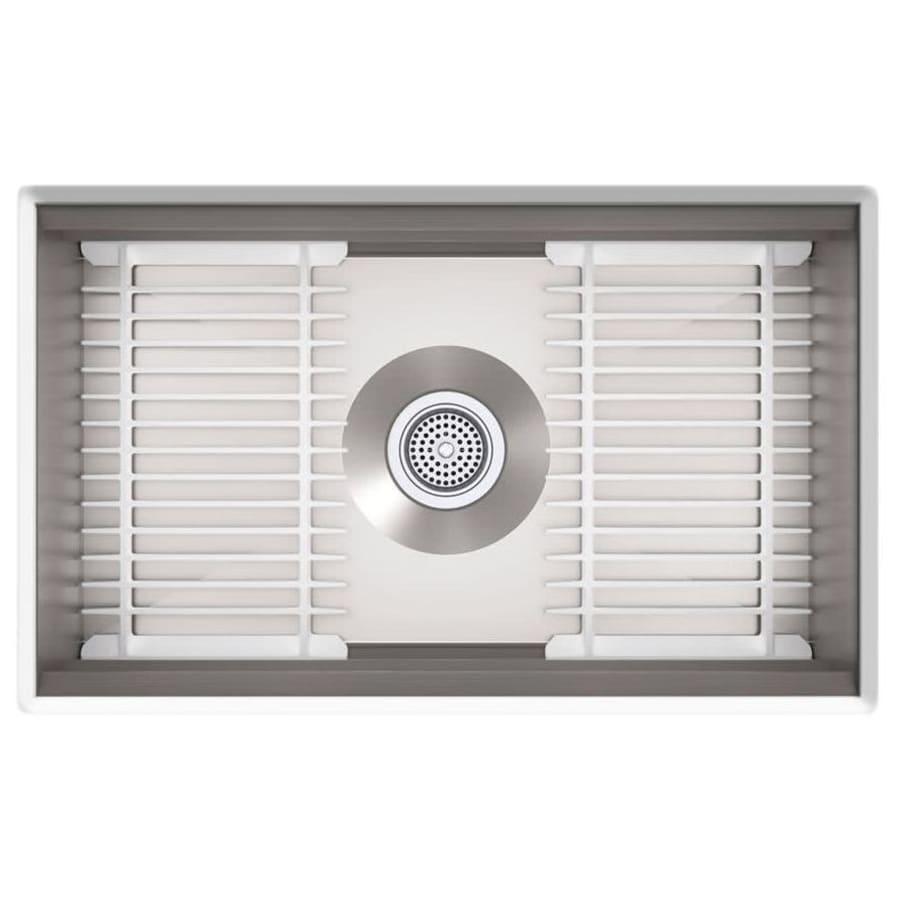 Prolific 29" Undermount Stainless Steel Single Basin Kitchen Sink with SilentShield Technology, Bamboo Cutting Board, 2 Multipurpose Racks, Colander, and Washbin - wyzjckzcsjllaurwpzpt@2x.jpg