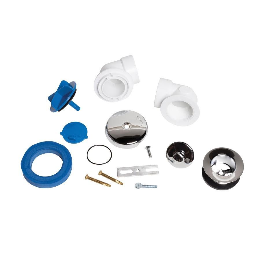 Bath Drain Half Kit, Lift & Turn, PVC, Polished Chrome - wzpwbq3isaurtfycgbjx@2x.jpg