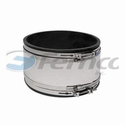 Shielded Transition Coupling, 8 in, PVC/Stainless Steel - x4qe550fn7d2bwzv7neo@2x.jpg