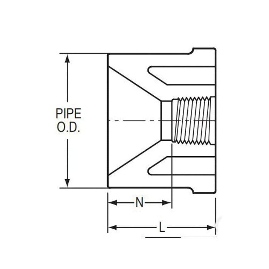 Bushing, 1/2 x 1/8 in, Spigot x FNPT, SCH 40/STD, PVC - x7iflrfjallv2ynet65u@2x.jpg