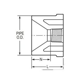 Bushing, 1/2 x 1/8 in, Spigot x FNPT, SCH 40/STD, PVC - x7iflrfjallv2ynet65u@2x.jpg