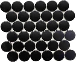Makoto 2" Round Matte Porcelain Mosaic Tile in Kuroi Black - x8mkk8mujf7omq7jxhvx@2x.jpg