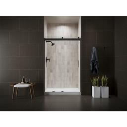 Levity 74" High x 47-5/8" Wide Bypass Semi Frameless Shower Door with Clear Glass - x9acjg57iotyjhu2mrth@2x.jpg