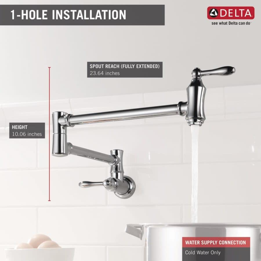 Traditional Wall Mounted Pot Filler with Dual Swing Joints and 24" Extension - Includes Lifetime Warranty - x9bit695ubnlu8zuxbjw@2x.jpg