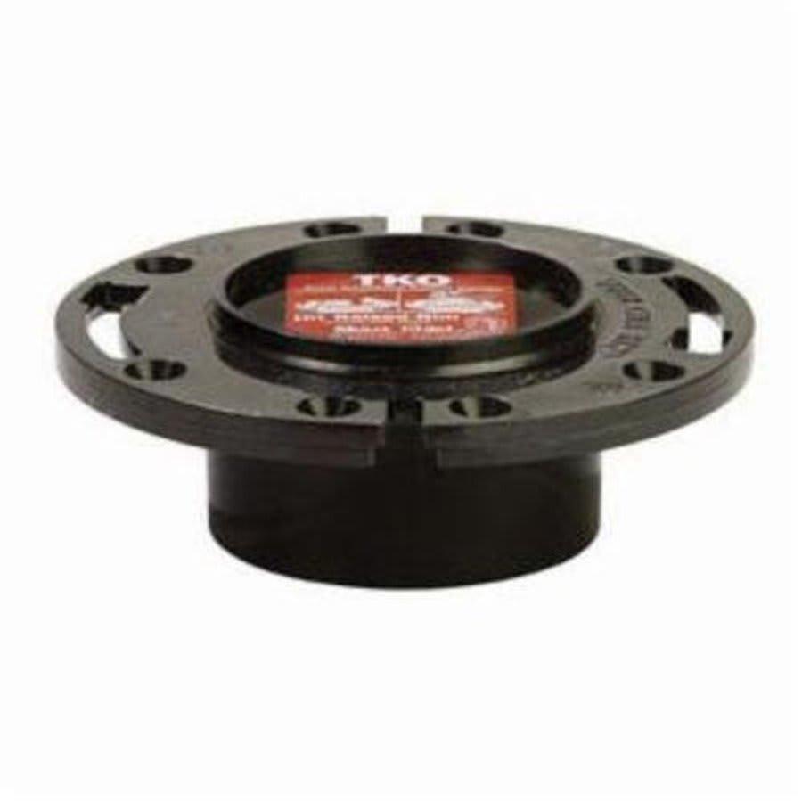 DWV Test Cap Closet Flange, 4 x 3 in, Hub, ABS - xac7km2buqlecusxcsfo@2x.jpg