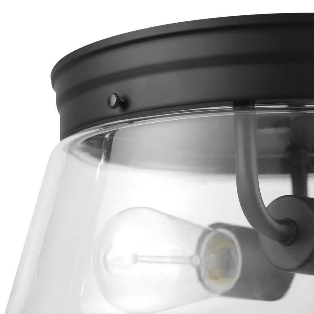 Aleyna 2-Light Matte Black Outdoor/Indoor Flush Mount Light with Clear Glass Shade - xacacibidujjve3kyi8l@2x.jpg