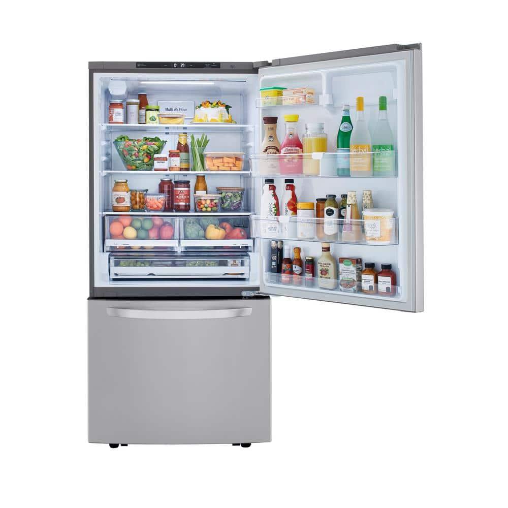 33 in. W 26 cu. ft. Bottom Freezer Refrigerator w/ Multi-Air Flow and Smart Cooling in PrintProof Stainless Steel - xbrlaue5arztb4r4yoag@2x.jpg