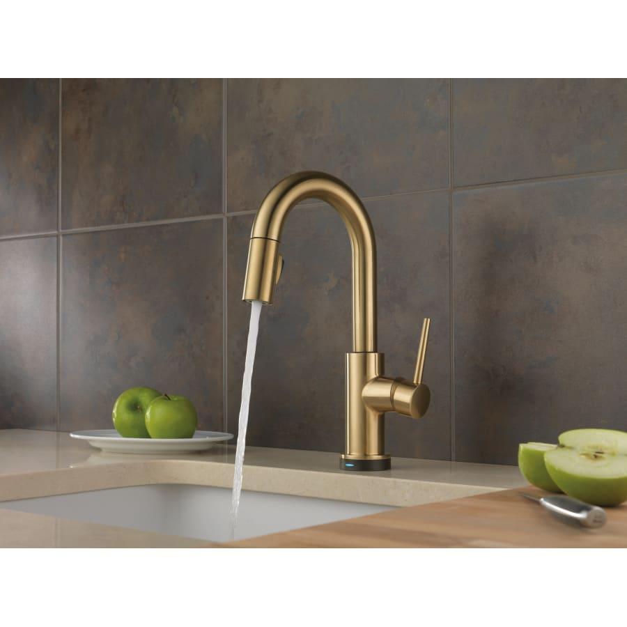 Trinsic Pull-Down Bar/Prep Faucet with On/Off Touch Activation, Magnetic Docking Spray Head, and Optional Base Plate - Includes Lifetime Warranty (5 Year on Electronic Parts) - xdsn14aevommeypfmtdn@2x.jpg