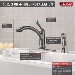 Linden Pull-Out Kitchen Faucet with Temporary Flow Increase & Optional Base Plate - Includes Lifetime Warranty - xfup45gp09v5tmlcbs1y@2x.jpg
