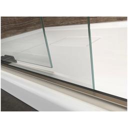 Levity 62" High x 59-5/8" Wide Bypass Frameless Tub Door with Clear Glass - xgrmrsc6xitgbjlwnz59@2x.jpg