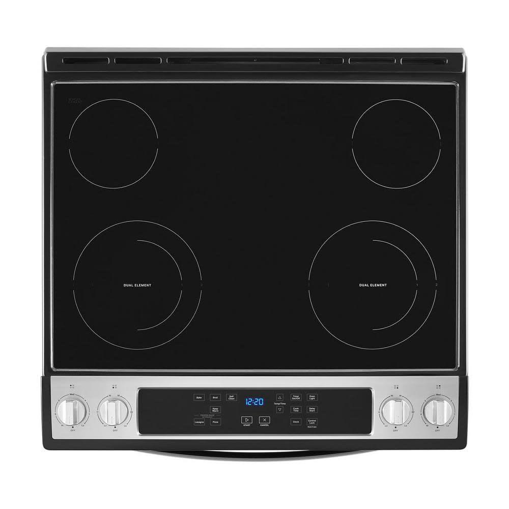 30"W 4.8Cuft Slide In 4E Smoothtop Electric Range Stainless Steel - xgxkpbfmbwcqsadrkact@2x.jpg