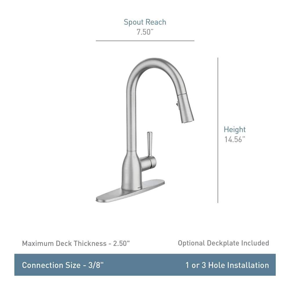 Adler Single-Handle Pull-Down Sprayer Kitchen Faucet with Power Clean and Reflex in Spot Resist Stainless - xiicktpuk1f8ydkmfm67@2x.jpg