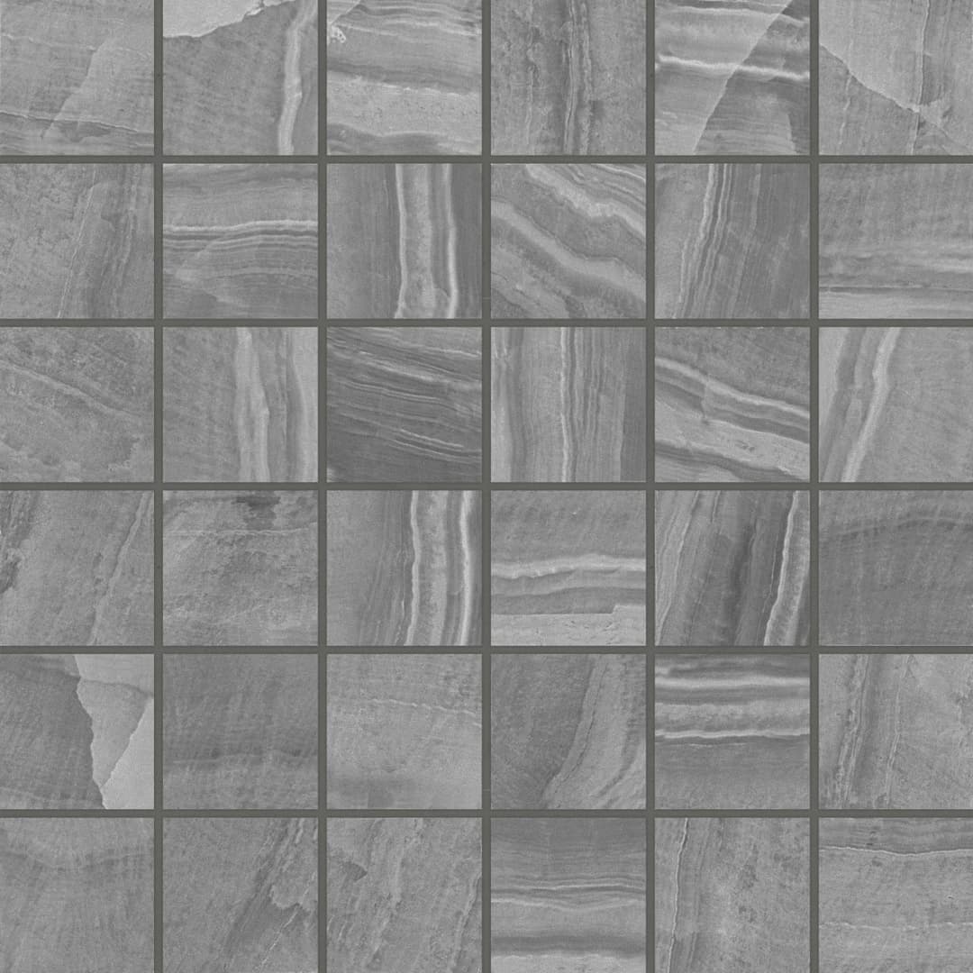 Gemma 2" x 2" Honed Porcelain Mosaic in Grey Onyx - xjnbtwec0mba7hnluswf@2x.jpg