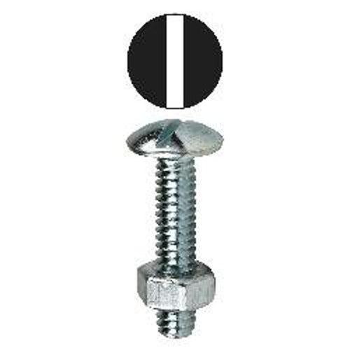 Stove Bolt With Hex Nut, 1/4-20, 1 in OAL, Steel, Truss Head, Zinc Plated, Slotted Drive, 100-Pack - xjxnxspcnqtxysaajn7h_x500.jpg