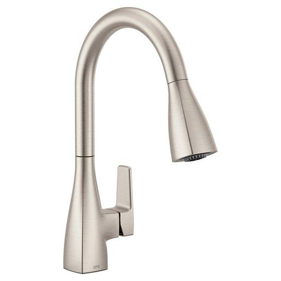 Slate™ Kitchen Faucet, Deck Mount, ADA, 1 Lever Handle, 1 or 3-Hole, Spot Resist Stainless - xktdmbpcwkcauomf4pmt@2x.jpg