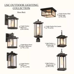 LNC Square 1-Light Black Outdoor Wall Lantern Sconce with Clear Glass Shade, Modern Exterior Wall Light for Patio Garden - xlb7tuxlpgnyujpu9gpc@2x.jpg