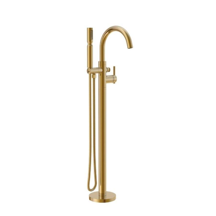 Contemporary Tub Faucet Trim With Handshower, ADA, Floor Mount, Brushed Bronze - xniaqk4af82v0vv94exs@2x.jpg