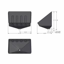Wall Saver™ Tankless Heater Pan, Rectangular, 13-3/8 in Dia, Bottom Connection, Plastic - xofz3fqzuaaa1zrjpiuz@2x.jpg