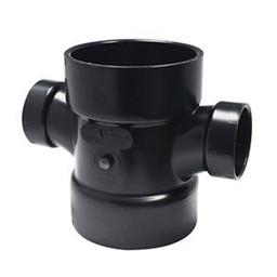 DWV Double Sanitary Tee, 4 x 2 in, Hub, ABS - xos4o0mngjfos9mtljzh@2x.jpg