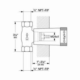 Concealed Stop Valve, 1/2 in, NPT, Brass Body, Rough Brass - xpxcki9erltxfo4kcg@2x.jpg