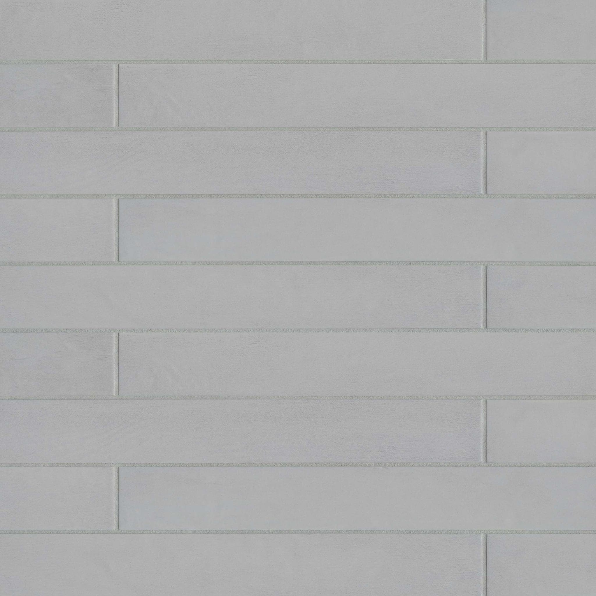 Allora 3" x 24" Matte Porcelain Tile in Solid Grey
