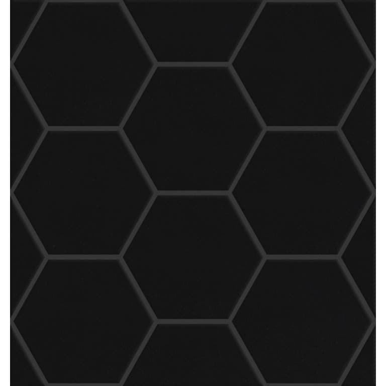 TIMES SQUARE BLACK PL 4"HEX/MO