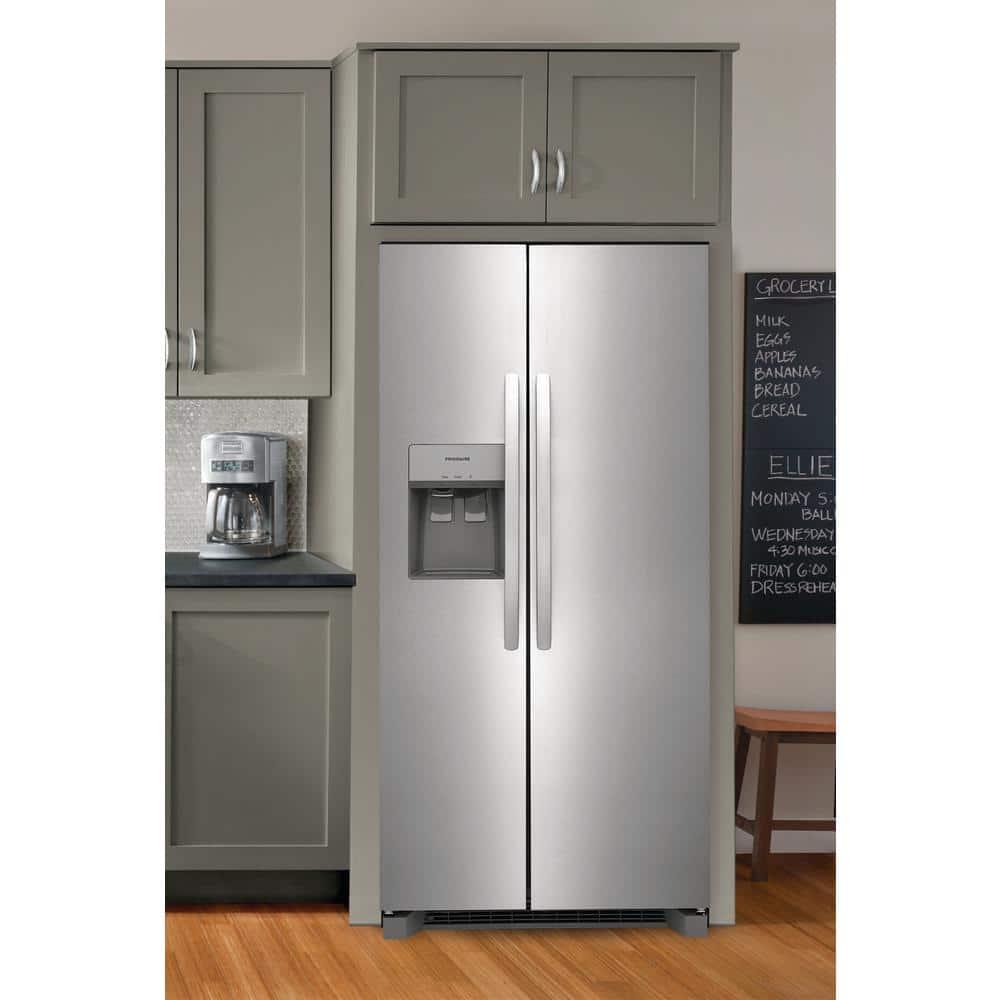 33 in. 22.3 cu. ft. Side by Side Refrigerator in Stainless Steel, Standard Depth - xvnlqkhqadn6ilygydg4@2x.jpg