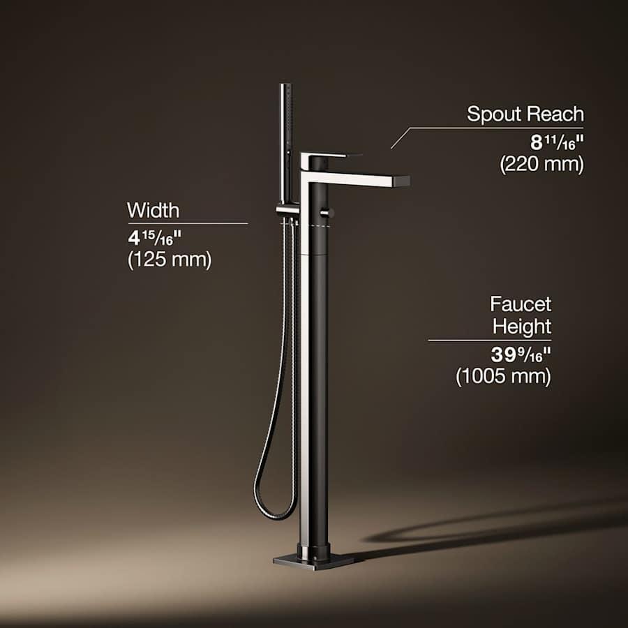 Parallel Floor Mounted Tub Filler - Includes Hand Shower - xymf6nnq3vuxhbjdh60g@2x.jpg