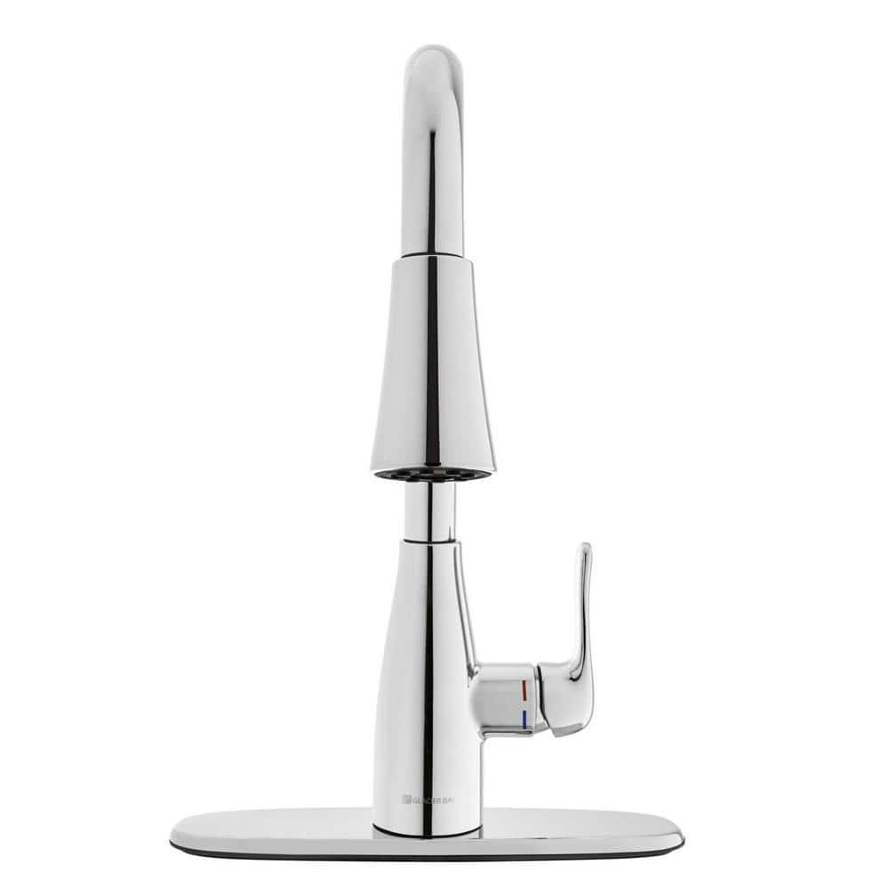 Glacier Bay McKenna Single-Handle Pull Down Sprayer Kitchen Faucet in Stainless Steel with TurboSpray and FastMount - xzhbo5dtr4amcifrjoaz@2x.jpg