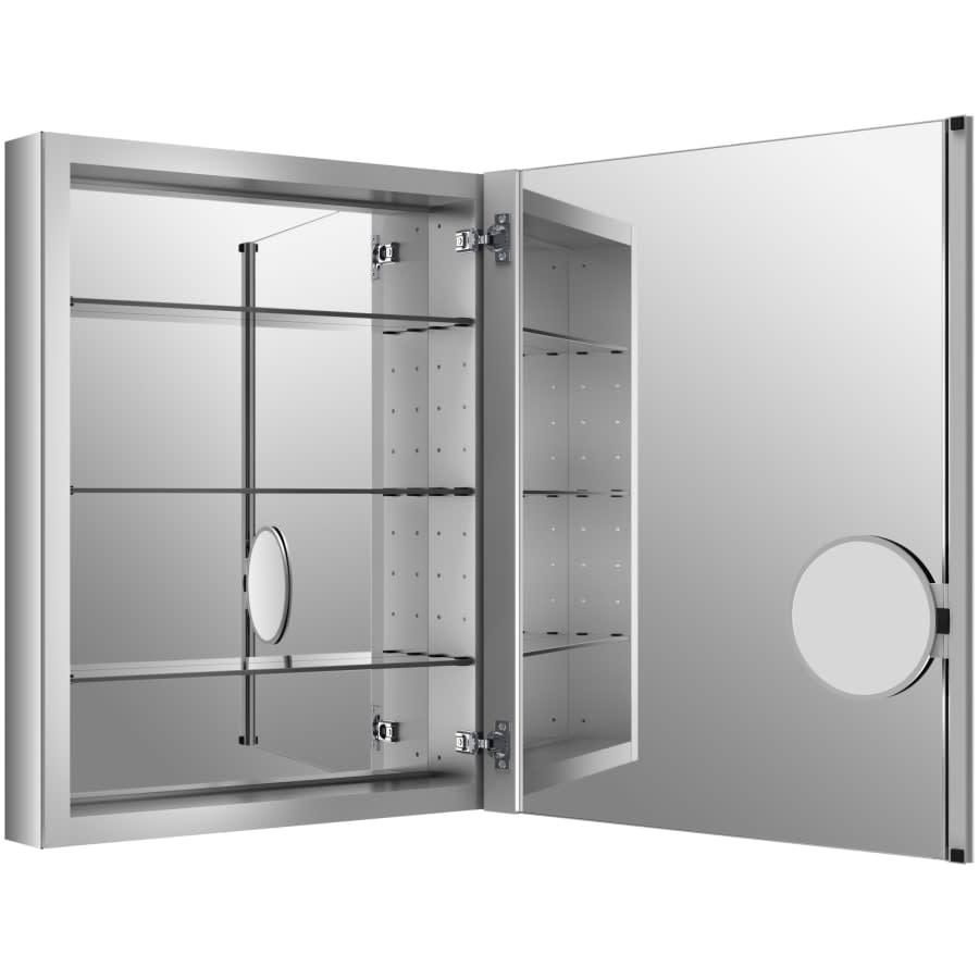 Verdera Collection 24" x 30" Mirrored Medicine Cabinet with Adjustable Magnifying Mirror and Slow Close Door - y01cnzbokhbfihesz8cc@2x.jpg