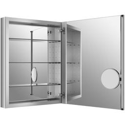 Verdera Collection 24" x 30" Mirrored Medicine Cabinet with Adjustable Magnifying Mirror and Slow Close Door - y01cnzbokhbfihesz8cc@2x.jpg