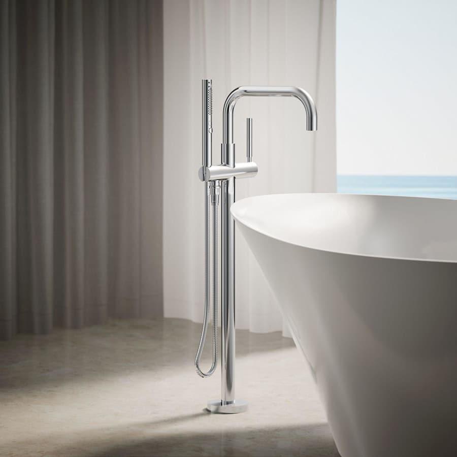 Purist Floor Mounted Tub Filler with Built-In Diverter - Includes Hand Shower - y0mycvcbdlggesoxld92@2x.jpg