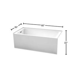 Grayley 60 in. L x 30 in. W Acrylic Left Hand Drain Rectangular Alcove Bathtub in White with Chrome Trim - y2lmemtrzxkra1kswt1f@2x.jpg