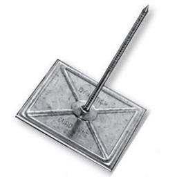 Dynastick®SAH Self-Adhesive Insulation Hanger With Washer, 3/4 in L, Steel, Galvanized - y590hbjwu26jrb2utgid@2x.jpg