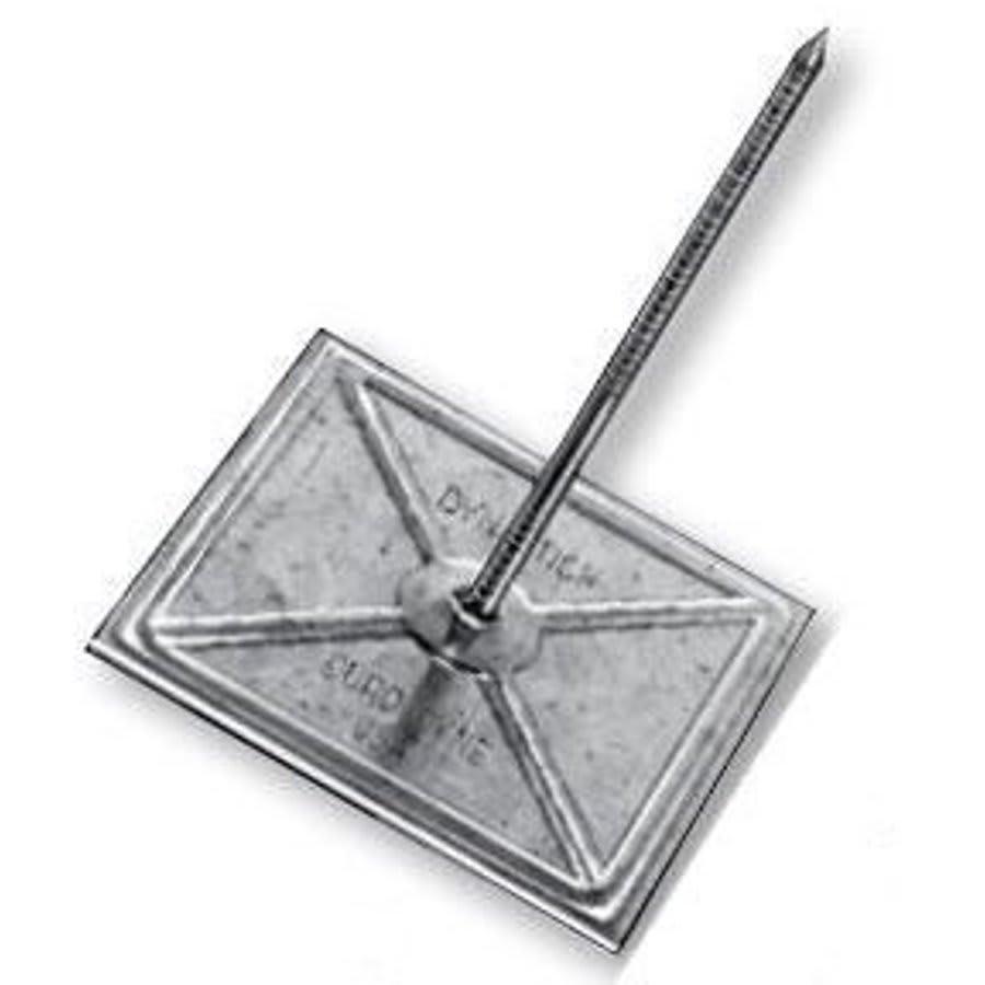 Dynastick®SAH Self-Adhesive Insulation Hanger With Washer, 3/4 in L, Steel, Galvanized - y590hbjwu26jrb2utgid@2x.jpg