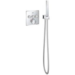 Grohtherm Three Function Thermostatic Valve Trim Only with Four Knob / Push Button Handles, Integrated Diverter, and Volume Control - Less Rough In - y6x0mnyjqjwo13dd0jnp@2x.jpg