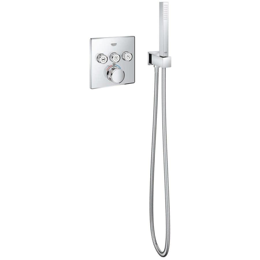 Grohtherm Three Function Thermostatic Valve Trim Only with Four Knob / Push Button Handles, Integrated Diverter, and Volume Control - Less Rough In - y6x0mnyjqjwo13dd0jnp@2x.jpg