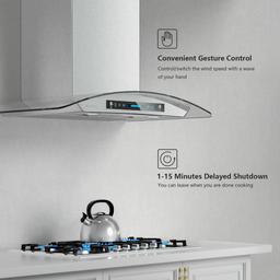 29.3 in. Wall Mount Range Hood Tempered Glass 900 CFM in Stainless Steel with LED Light and Remote Control - y7qizhow3eoztah1vsca@2x.jpg