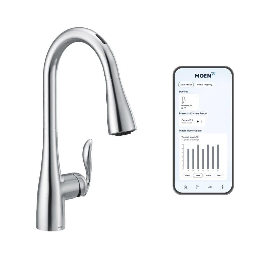 Arbor Smart Faucet 1.5 GPM Single Hole Pull Down Kitchen Faucet with Voice Control - y8syaatzzvnbbmp3yf36@2x.jpg
