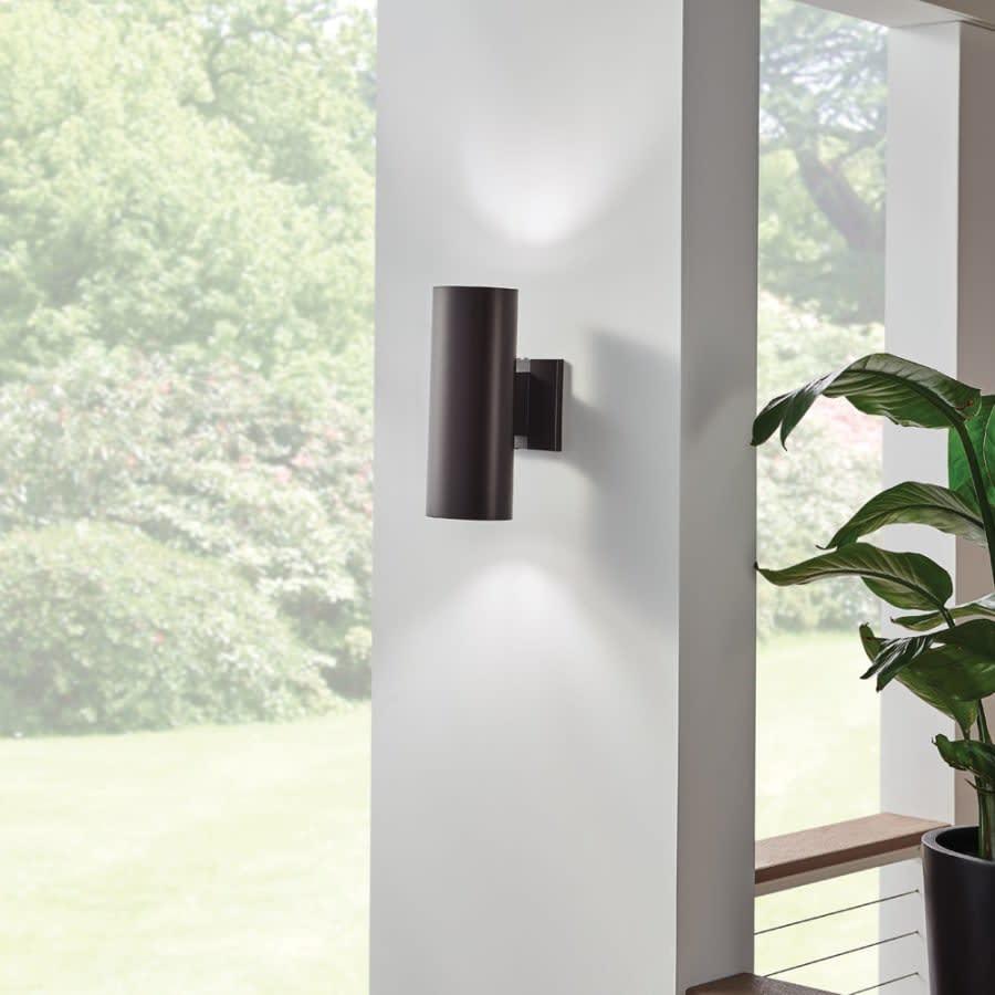 Cylinder 2 Light 12" Tall Outdoor Wall Sconce - ycdcmkib1i2lzfvfoyuf@2x.jpg