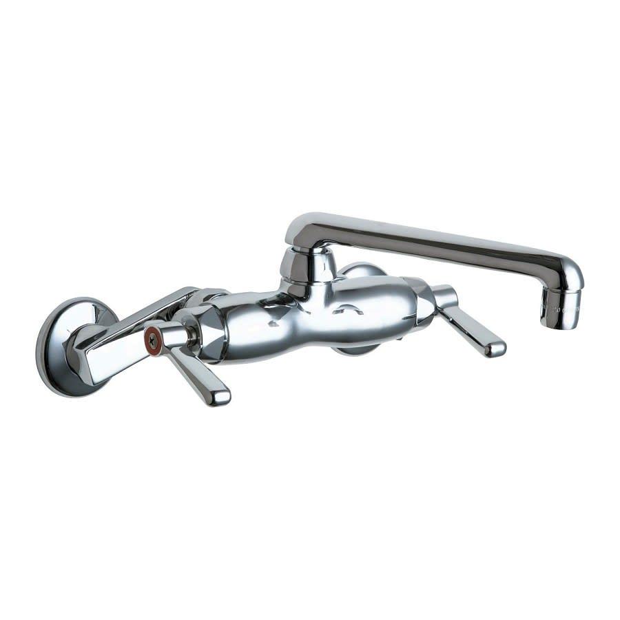 Utility Sink Faucet, Wall Mount, ADA, Lever Handle, Polished Chrome - ycddejarknji2qx9aaz4@2x.jpg