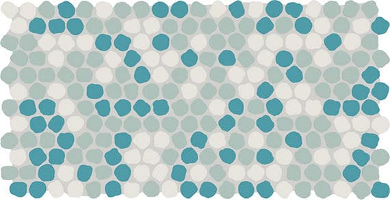 Keystones Deep Sea Blend Organic Penny 1X1 Matte