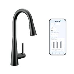 Sleek 1.5 GPM Single Hole Pull Down Kitchen Faucet with Voice Activation - yde6a2inyekx9odqblgh@2x.jpg