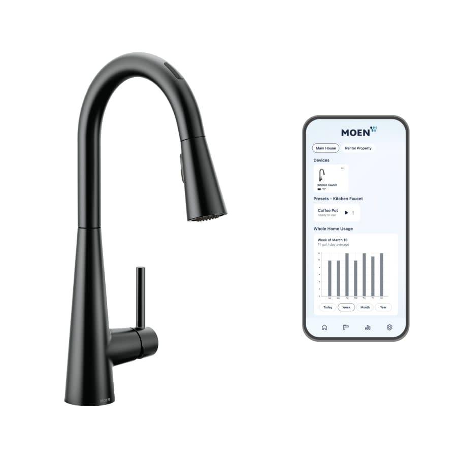 Sleek 1.5 GPM Single Hole Pull Down Kitchen Faucet with Voice Activation - yde6a2inyekx9odqblgh@2x.jpg