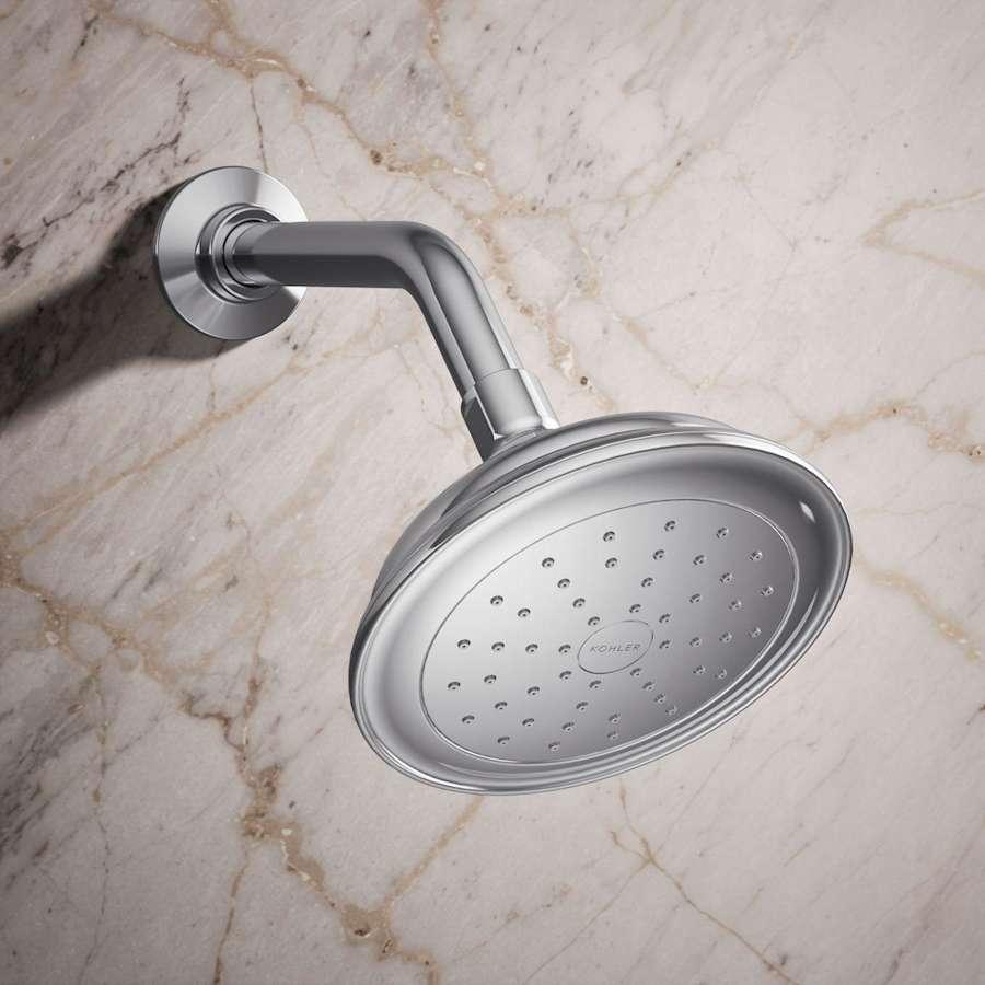 Artifacts 1.75 GPM Single Function Shower Head with MasterClean Sprayface and Katalyst Air-Induction Technology