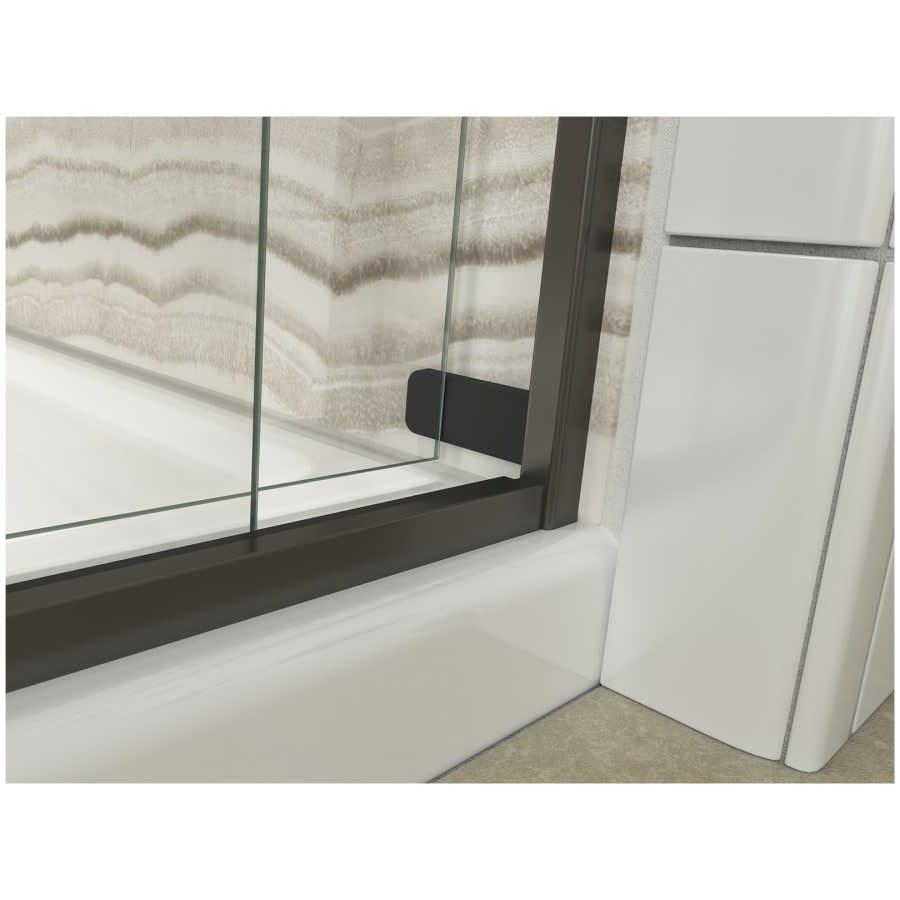 Levity 59-3/4" High x 59-5/8" Wide Sliding Frameless Tub Door with Clear Glass - yf3hpcyzerniii2e7qra@2x.jpg